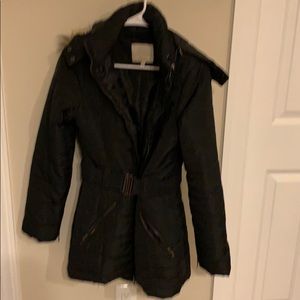 Zebra black winter jacket